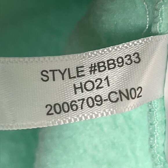 J. Crew Factory Button Front Sherpa Fleece Tunic - Mint Green - XXL - Picture 10 of 10